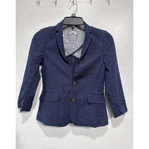 Appaman Fine Tailoring Boys Blue Two Button Sport Jacket Size 8 Blazer Coat